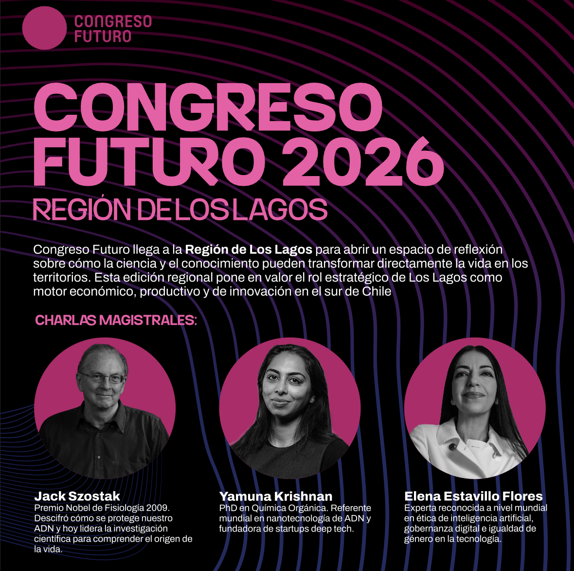 Puerto Montt impulsa Congreso Futuro Los Lagos con foco en conocimiento, sostenibilidad y desarrollo regional